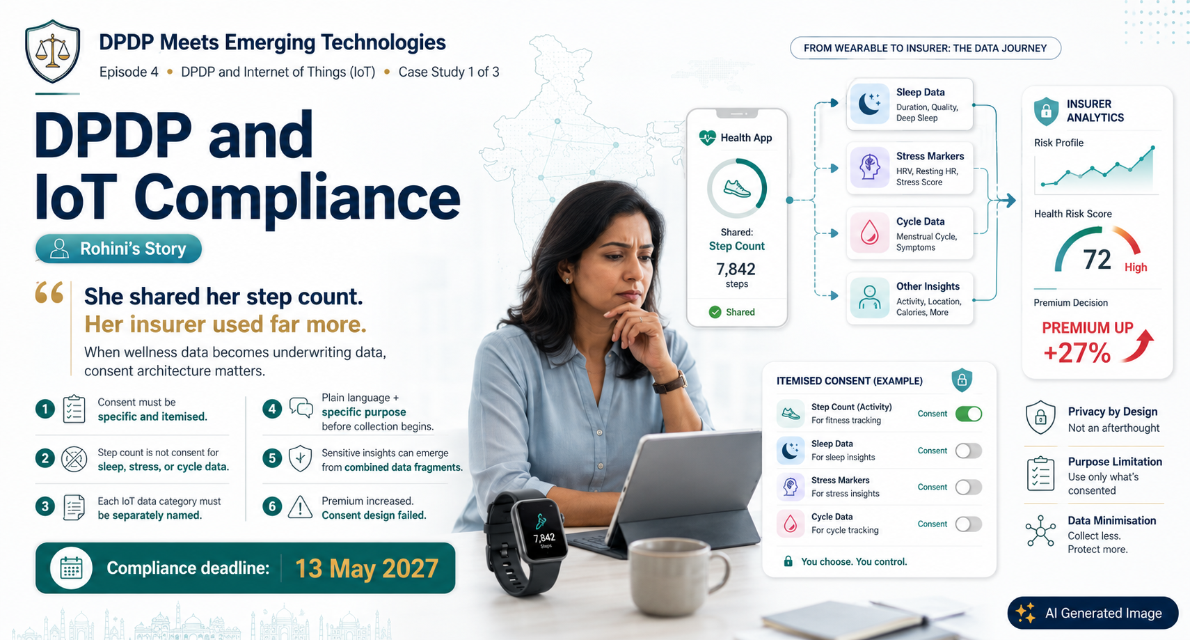 DPDP 2.4.1: dPDP & Emerging Technologies – Internet of Things (IoT) – Case Study – 1